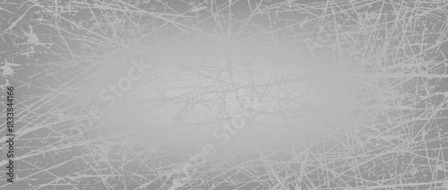 Ice hockey rink top view vector illustration. Dark colors. grunge texture for web and sports patterns, wallpapers. Urban background. Dirty graphic backdrop with overlay effect, vintage style Eps10