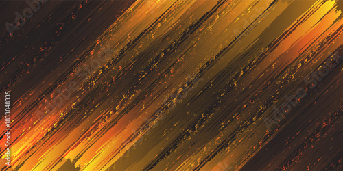 Abstract background of acrylic paint in orange tones eps10 vector