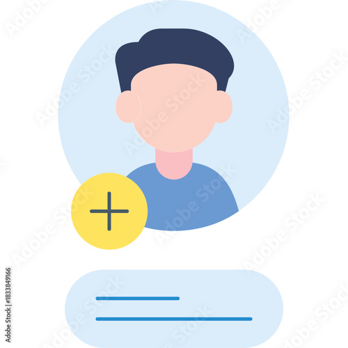 Follow Profile Illustration