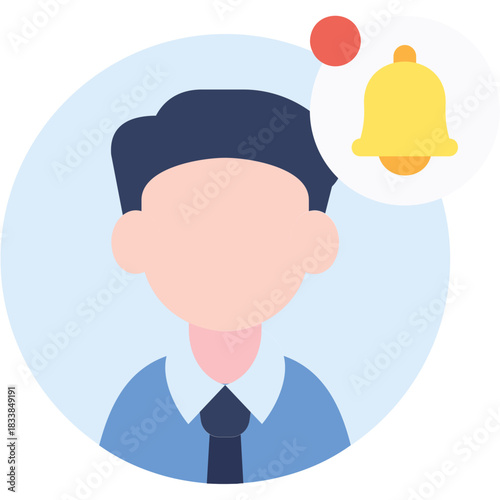 Profile Update Notifications Illustration