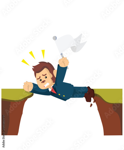 business.monkey.stuck.between.cliff.