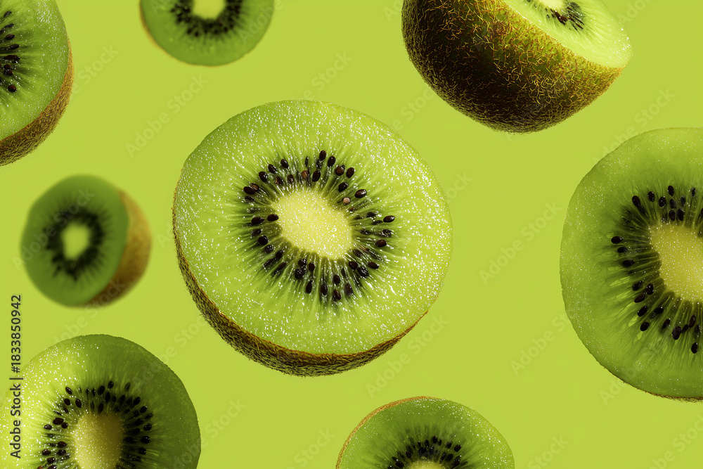 Fototapeta premium kiwi fruit background