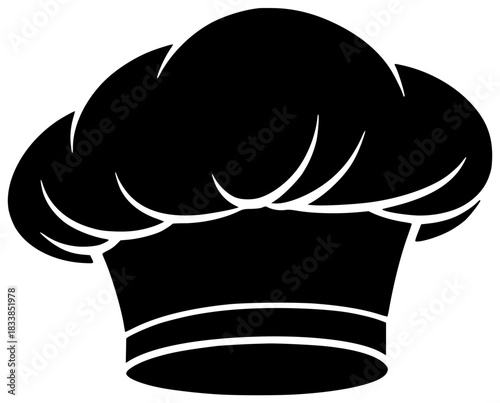 food illustration chef silhouette cook logo hat icon icon outline kitchen restaurant cooking culinary cap uniform catering bakery clothing shape and vector graphic background