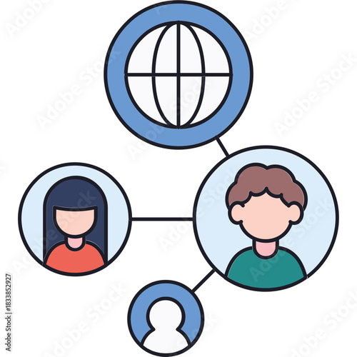 Network Connection Sticker