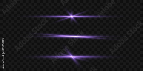 Soft magenta light streak shines with clean radiant edges, gentle illumination waves and subtle glitter reflections. Pastel glow enhances clarity. Pink shimmer line vector.