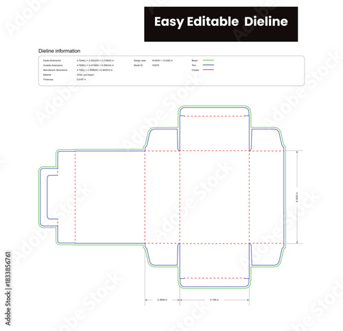 tuck end boxes lock inserts dieline template box dieline die lines packaging custom dieline  box cardboard box dieline pizza box dieline printable product packaging layout,
