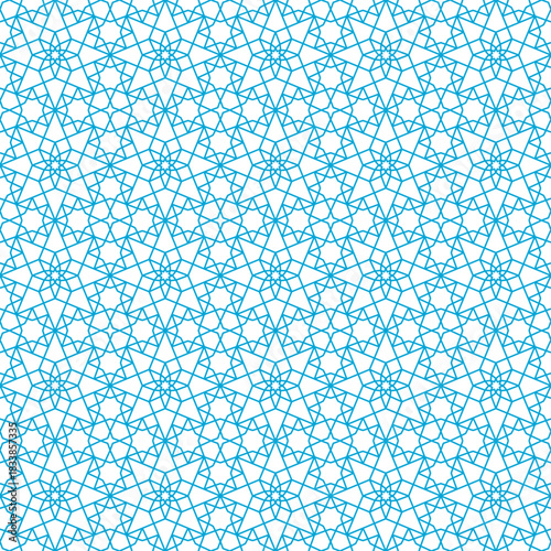 Connecting Star Pattern Background Material, Swatch Compatible, Light blue. / 繋がる星のパターン背景素材 スウォッチ対応 水色