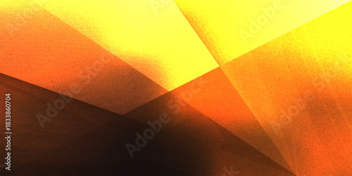 Brown mustard orange gold golden yellow beige white abstract background. Geometric shape. Line stripe corner triangle. Color gradient. Noise grain. Premium. Design.
