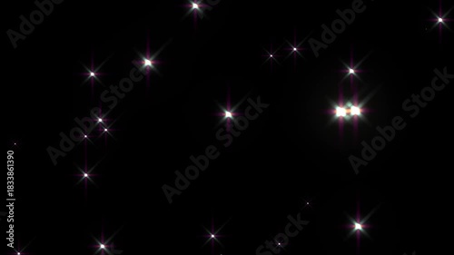 Falling Shiny Sparkle Animation