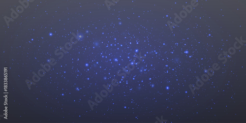 Shimmering dust and bokeh effect. Flash of light sparks.