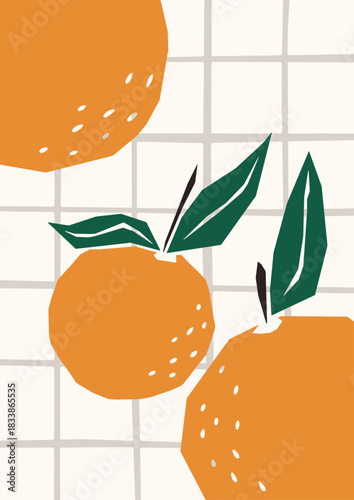 Orange Poster Background