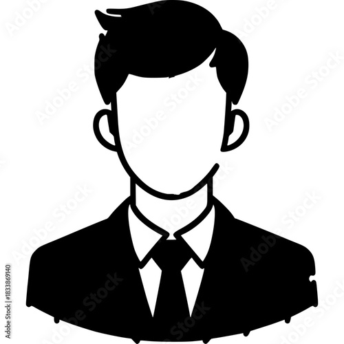 Confident Professional in Formal Wear: A poised depiction of a business professional, impeccably dressed in formal attire, embodies confidence, suitability for corporate settings.