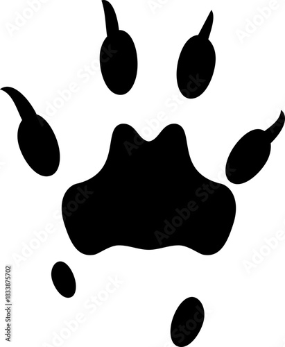 cat paw print icon