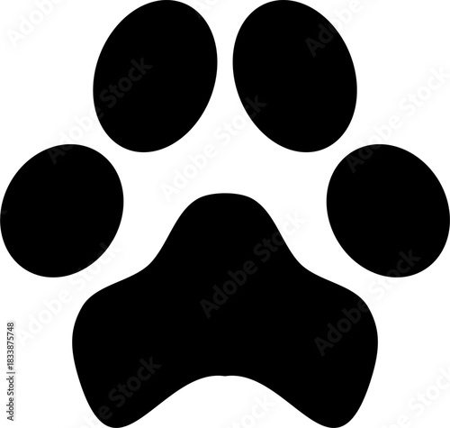 dog paw print paw print icon