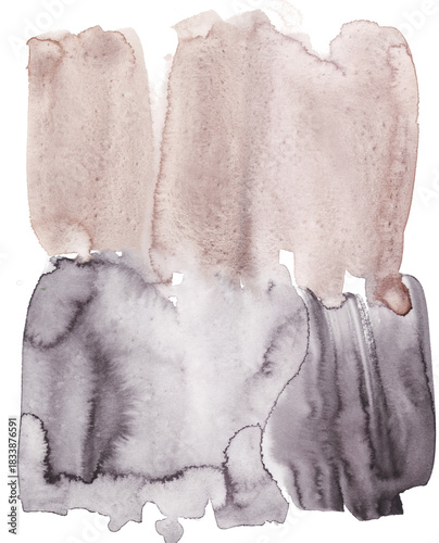 Abstract Watercolour Painting Stain 