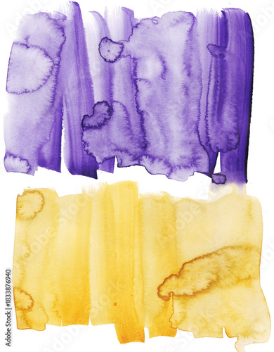 Abstract Watercolour Painting Stain 