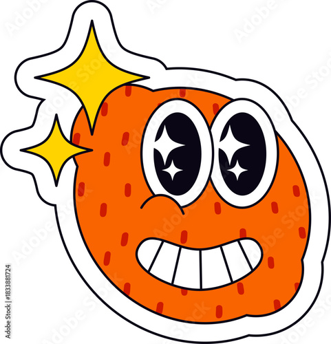 Lemon Emoticon Sticker