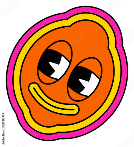 Groovy Lemon Sticker