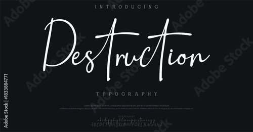 Modern elegant serif font with artistic strokes, perfect for fashion, branding, and editorial design