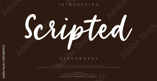 premium luxury elegant alphabet letters and numbers. Elegant wedding typography classic serif font decorative vintage retro. Creative vector illustration