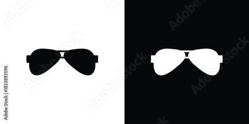 Sunglasses icon design concept. vector flat icons