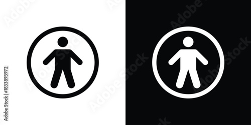 Universal access icon design concept. vector flat icons