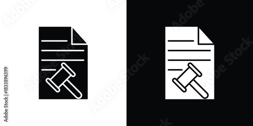Code of conduct icon, A flat minimalist vector illustration
