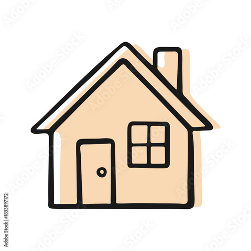 Hand Drawn Simple House Icon
