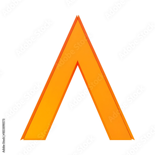 orange letter A