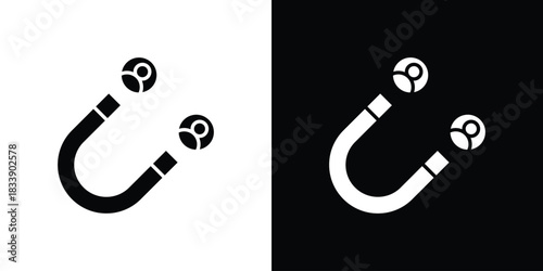 Lead generation icon, A flat minimalist vector illustration