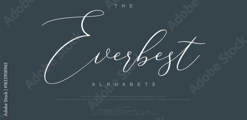 Minimal modern logo fonts. Typography minimalist urban digital fashion future creative logo font. vector illustration