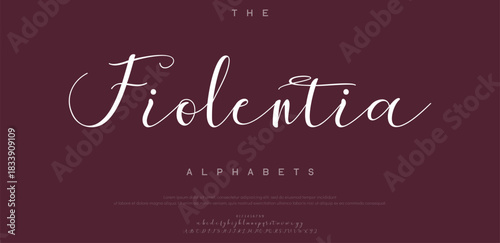 Creative sans serif alphabet ligature display font vector. Modern typography style illustration