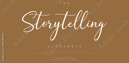 Elegant Font Uppercase Lowercase and Number. Classic Lettering Minimal Fashion Designs. Typography modern serif fonts regular decorative vintage concept.