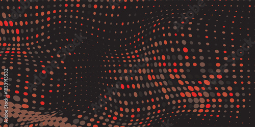 Abstract dotted vector background. Halftone effect