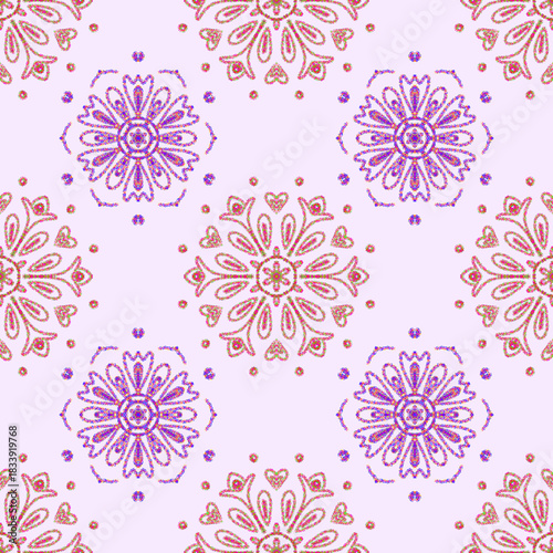 seamless pattern with flowers