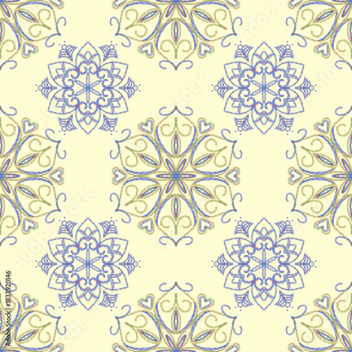 seamless pattern with flowers