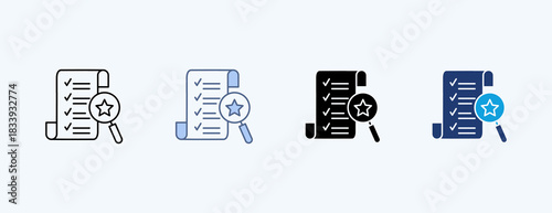 Corrective Action Multiple Icon Illustration Vector