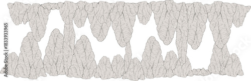 Rocks of interior of cavern