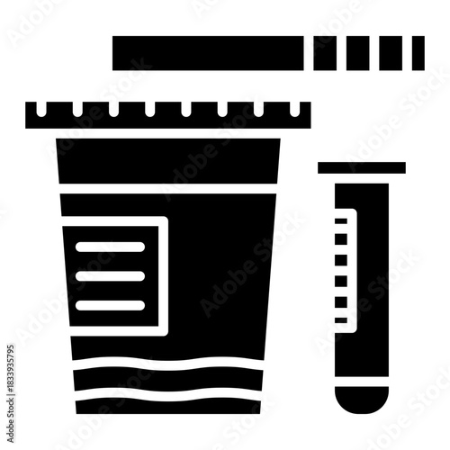 Urinalysis Vector Icon