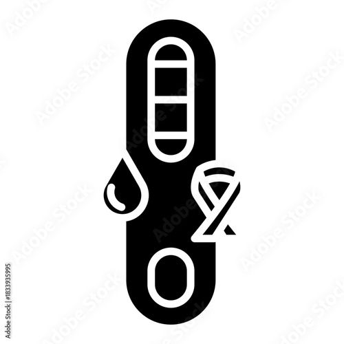 HIV Test Vector Icon