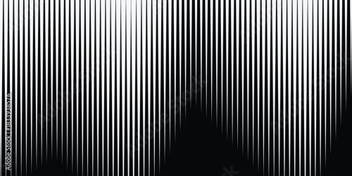 Vertical Black and White Line Drop Gradient Pattern Background | Monochrome Digital Rain or Pixel Fade Effect Texture