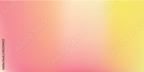 Soft gradient background with pink and yellow hues smooth color transition for modern designs perfect for websites and digital art EPS vector