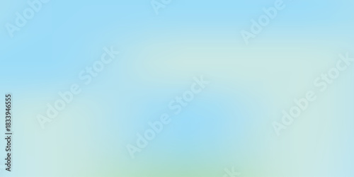 Soft pastel gradient background light blue and green colors perfect for adding a gentle touch to web design and presentation templates EPS vector