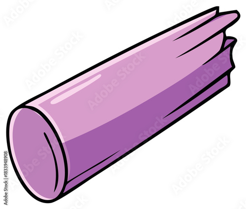 Purple Foam Roller for Fitness and Exercise