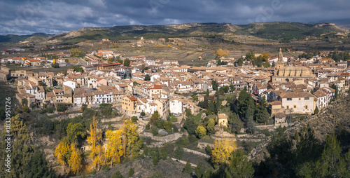 Fototapeta Naklejka Na Ścianę i Meble -  Exploring the enchanting village of Rubielos de Mora in Aragon, Spain