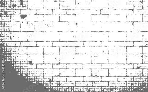 Halftone Break Wall Texture, Distressed Cracked Surface with Dotted Pattern, Grunge Overlay Background for Posters and Digital Design