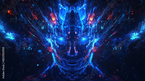 Cybernetic Intelligence Forming Luminous AI-Based Thing