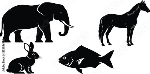 Abstract vector graphic with geometric shapes possibly a logo or design element featuring a combination of basic colors