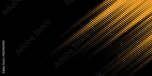 orange black brush Car sticker wrap pattern banner abstract sporty lines black orange color combination grunge brush modern pattern racing motorsport vector design.