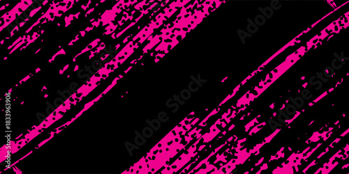 Red black brush stroke pattern car sticker, abstract banner, sporty lines, black ping color combination, brush stroke pattern, grunge motorsport racing design.